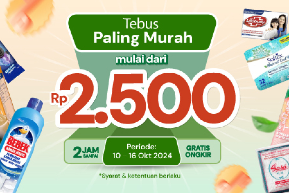 Promo Tebus Paling Murah di AlloFresh, Harganya Mulai dari Rp2.500!